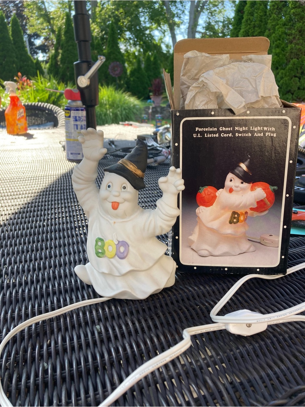 Vintage Brinn's ghost night light